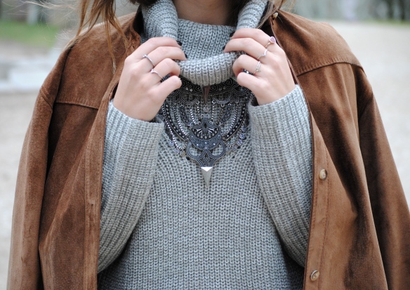 silver statement necklace 